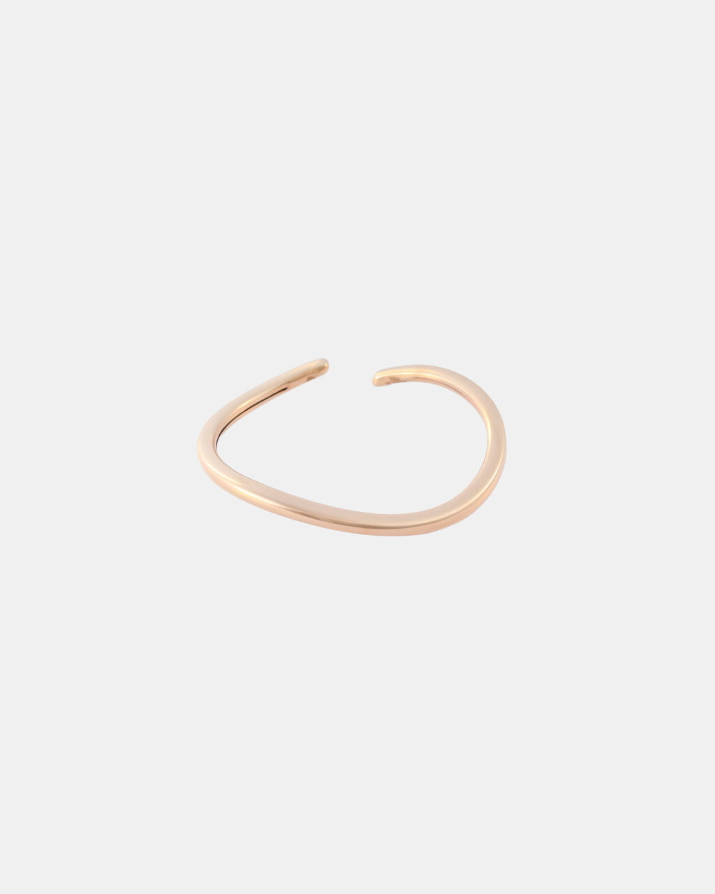 TJOAN Jewelry Radiant Orbit Bangle 18K Solid Rose Gold